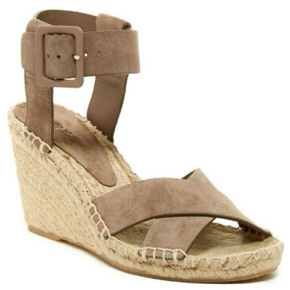 Vince Camuto Shoes - Vince Camuto Tan Espadrille Wedge Sandals